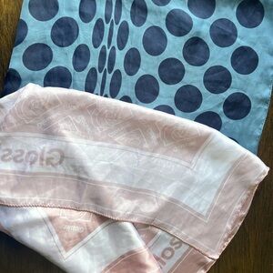 Two Patterned Scarves